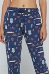 Zivame Farm Lore Knit Cotton Pyjama Set - Set Sail — thumbnail 6